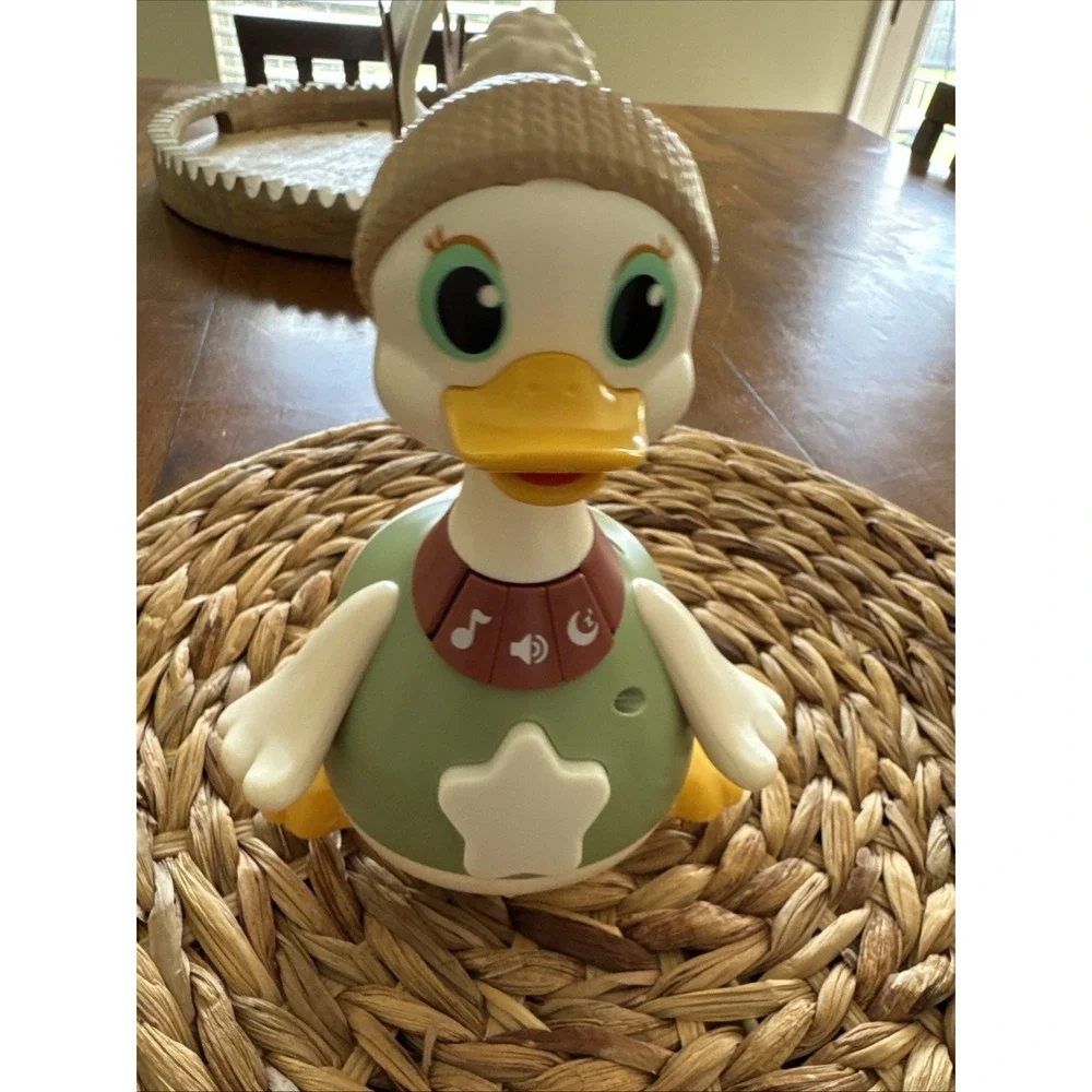 HOLA Baby Toys 6-12 Months Music Lights Waddles Across Floor Dancing Goose Duck